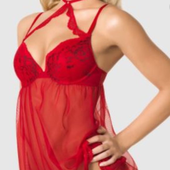 (3/$30) La Senza Strappy Halter Babydoll NWOT